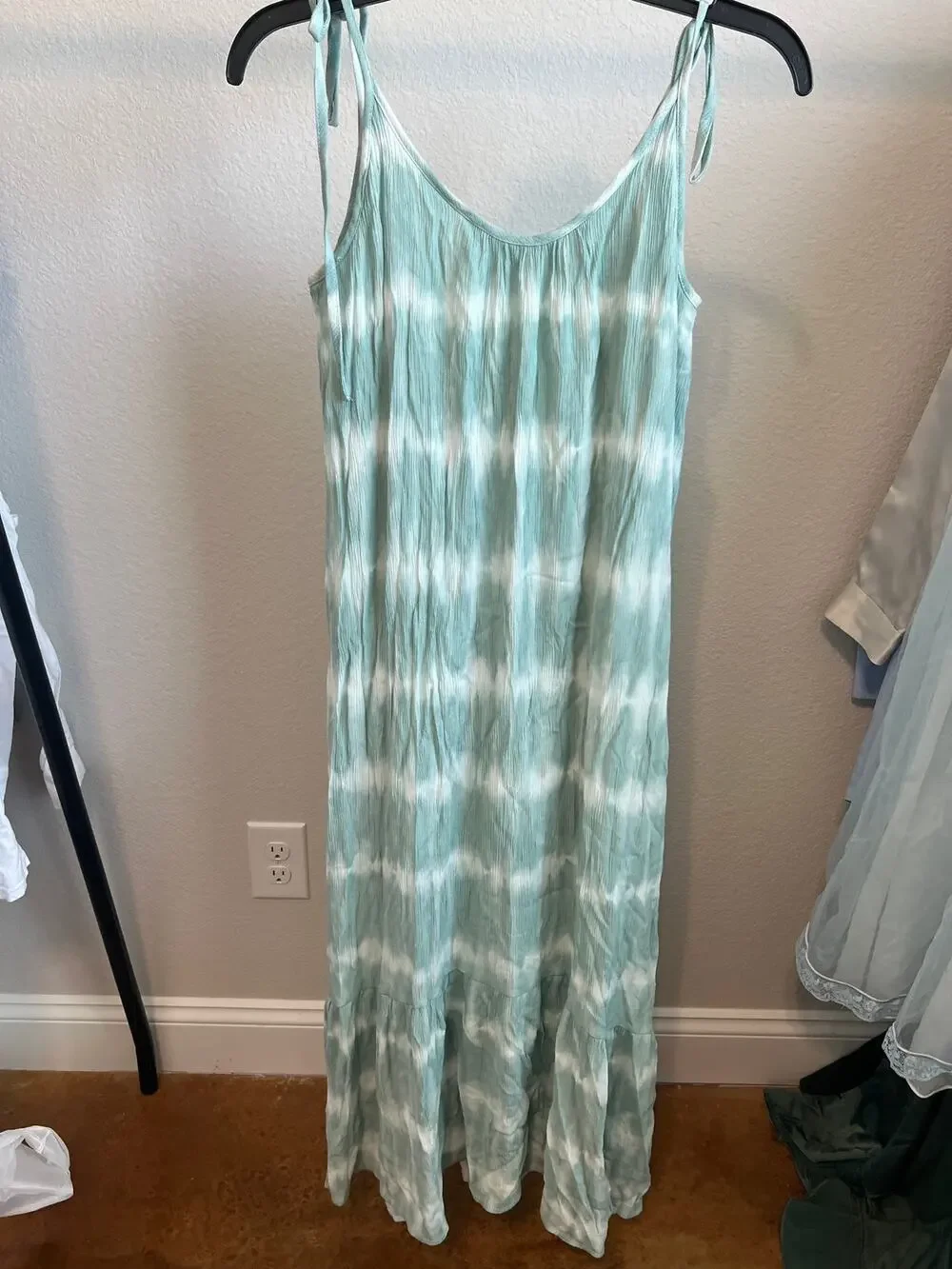 Mable Anthropologie tie dye maxi dress size small